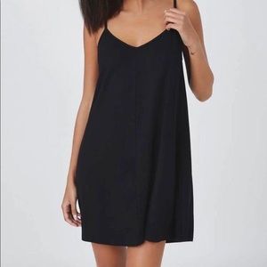 Black cami dress
